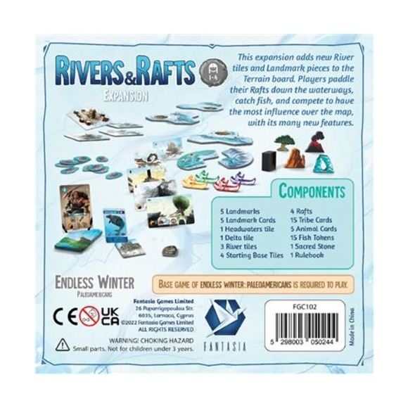 Rivers & Rafts Expansion New Sealed‎ Box Paleoamericans Fantasia - Picture 2 of 2